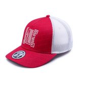 Кепка coFEE Trucker sublimation, колір червоний/білий - TM001.25