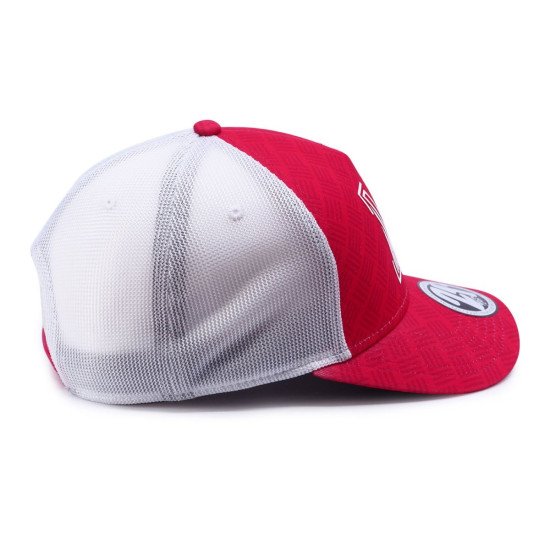 Кепка coFEE Trucker sublimation, колір червоний/білий - TM001.25