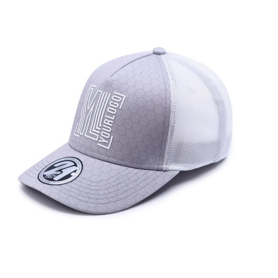 Кепка coFEE Trucker sublimation, колір сірий/білий - TM001.7