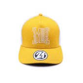 Кепка coFEE Trucker sublimation, колір жовтий/білий - TM001.8