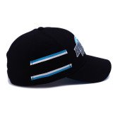 Кепка coFEE Hockey style, колір чорний/блакитний - TM002.18