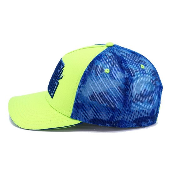 Кепка coFEE Neon hunter, колір флуоресцентний зелений/синій - TM003.49