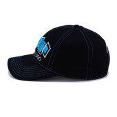 Кепка coFEE Popular line, колір чорний/блакитний - TM006.18