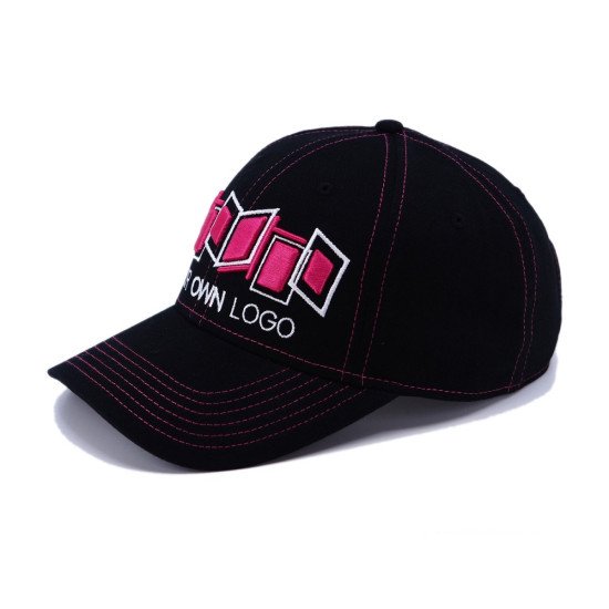 Кепка coFEE Popular line, колір чорний/рожевий - TM006.25