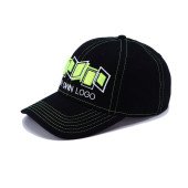 Кепка coFEE Popular line, колір чорний/яскраво-зелений - TM006.41