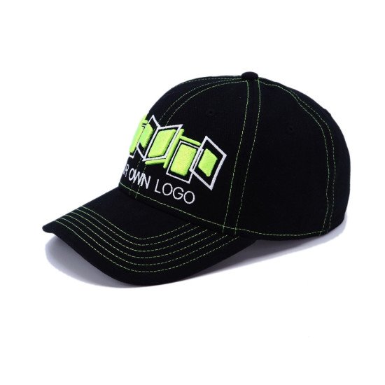 Кепка coFEE Popular line, колір чорний/яскраво-зелений - TM006.41