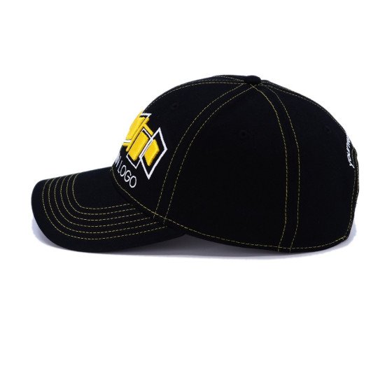 Кепка coFEE Popular line, колір чорний/жовтий - TM006.8