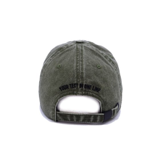 Кепка coFEE Pigment dyed, колір зелений - TM007.15