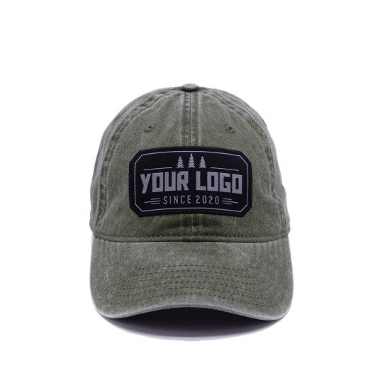 Кепка coFEE Pigment dyed, колір зелений - TM007.15