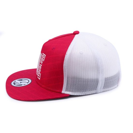 Кепка coFEE Snap sublimation, колір червоний/білий - TM009.21