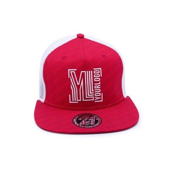 Кепка coFEE Snap sublimation, колір червоний/білий - TM009.21