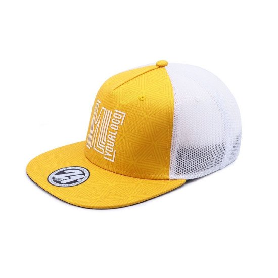 Кепка coFEE Snap sublimation, колір жовтий/білий - TM009.8