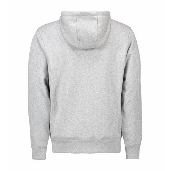 Худі на блискавці чоловіче ID Bonded, колір сірий меланж - 06302103XL