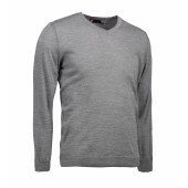 Пуловер чоловічий ID Business V, колір сірий меланж - 0640210S