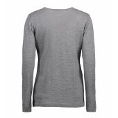 Пуловер жіночий ID Business V, колір сірий меланж - 0641210S