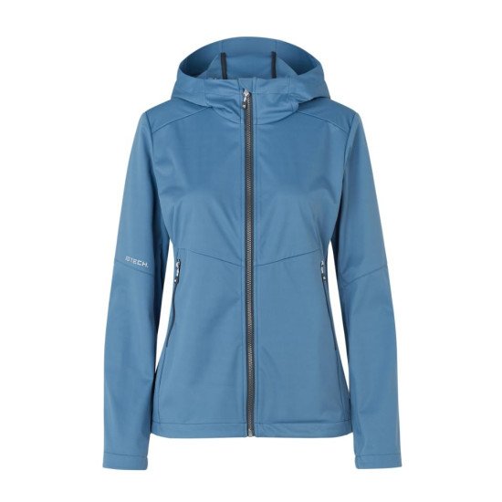 Куртка софтшел жіноча ID Light, колір сірий - 0837260S