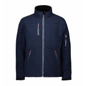 Куртка софтшел чоловіча ID Contrast, колір темно-сіній - 0872790S
