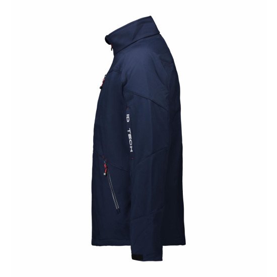 Куртка софтшел чоловіча ID Contrast, колір темно-сіній - 0872790S