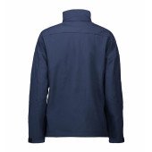 Куртка софтшел жіноча ID Contrast, колір темно-сіній - 0873790S