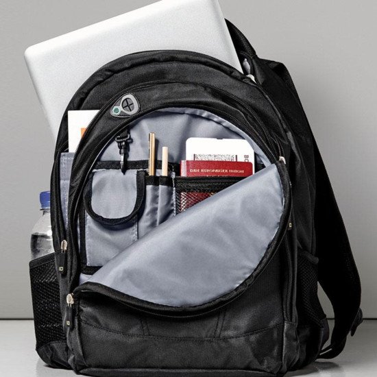 Рюкзак для ноутбука ID, колір чорний - 1864900