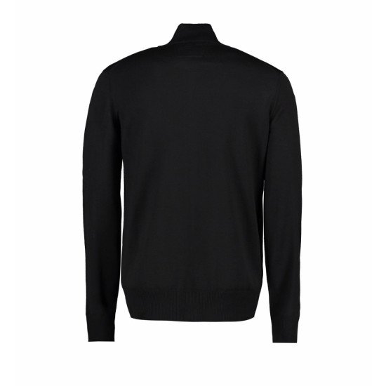 Світшот на блискавці чоловічий Seven Seas, колір чорний - S660900S Світшот на блискавці чоловічий Seven Seas, колір чорний - S660900S