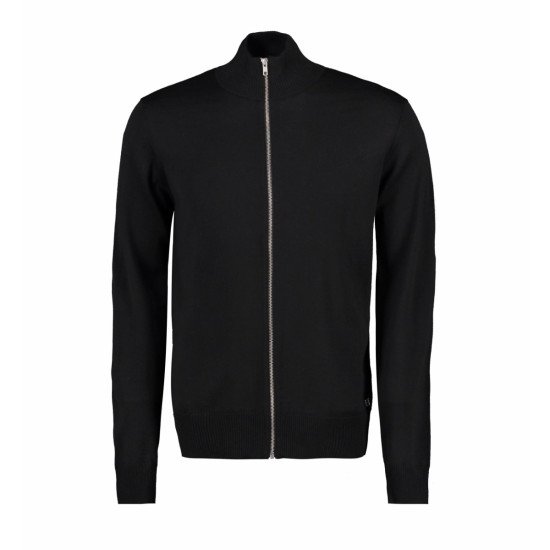 Світшот на блискавці чоловічий Seven Seas, колір чорний - S660900S Світшот на блискавці чоловічий Seven Seas, колір чорний - S660900S