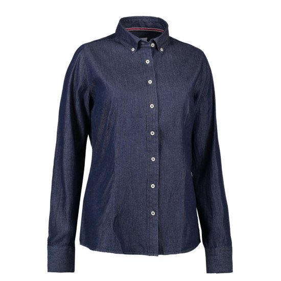 Сорочка жіноча Seven Seas Denim Modern Fit, колір індиго - SS770780S