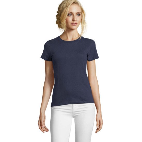 Футболка жіноча SOL'S Imperial Fit, колір кобальт - 02080319L