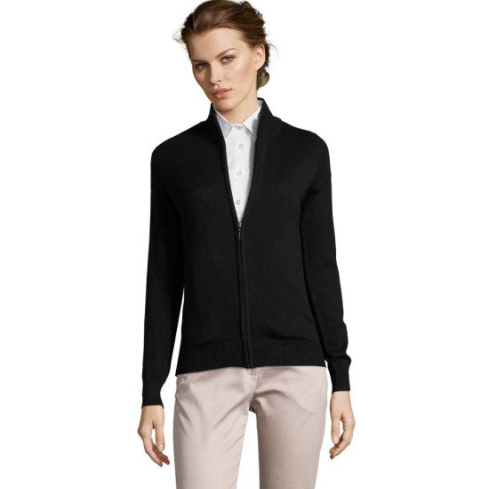 Кардиган на блискавці жіночий SOL'S Gordon, колір чорний - 00550312M