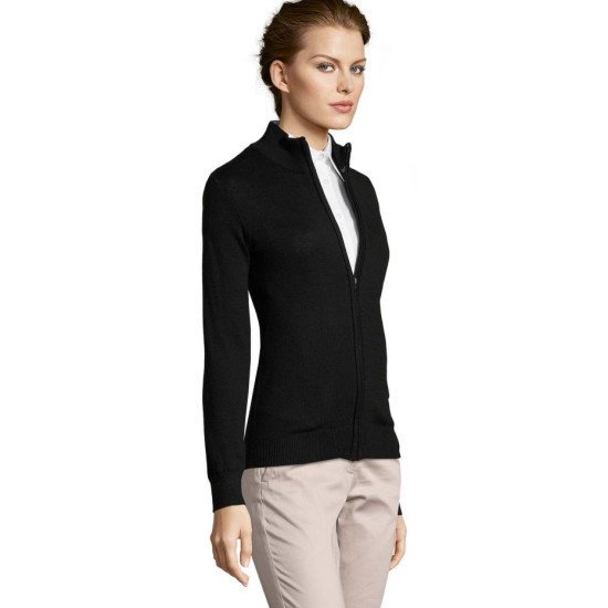 Кардиган на блискавці жіночий SOL'S Gordon, колір чорний - 00550312M