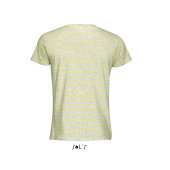 Футболка чоловіча SOL'S Miles, колір світло-сірий меланж/лимонний - 01398798M