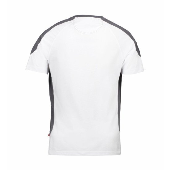 Футболка чоловіча PRO Wear з контрастними вставками, колір білий - 0302001XS Футболка чоловіча PRO Wear з контрастними вставками, колір білий - 0302001XS