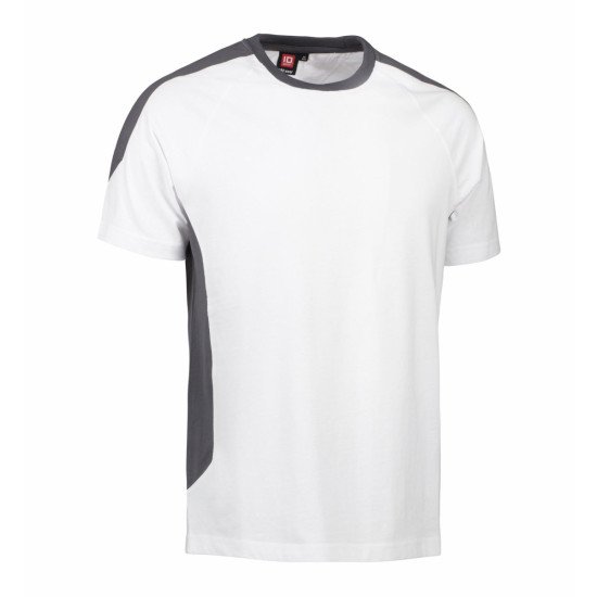 Футболка чоловіча PRO Wear з контрастними вставками, колір білий - 0302001XS Футболка чоловіча PRO Wear з контрастними вставками, колір білий - 0302001XS