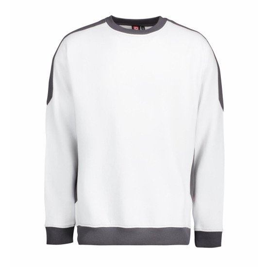 Світшот чоловічий PRO Wear з контрастними вставками, колір білий - 0362001XS