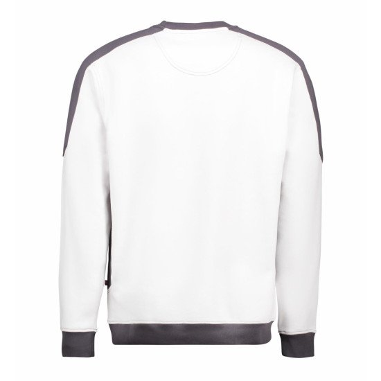 Світшот чоловічий PRO Wear з контрастними вставками, колір білий - 0362001XS Світшот чоловічий PRO Wear з контрастними вставками, колір білий - 0362001XS