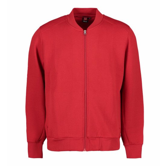 Світшот чоловічий на блискавці PRO Wear, колір червоний - 0366330S