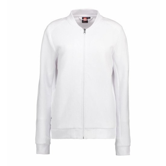 Світшот жіночий на блискавці PRO Wear, колір білий - 0367001S