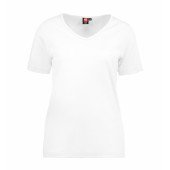 Футболка жіноча ID Interlock V, колір білий - 0506001S