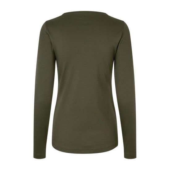 Лонгслів жіночий ID Interlock, колір білий - 0509001S