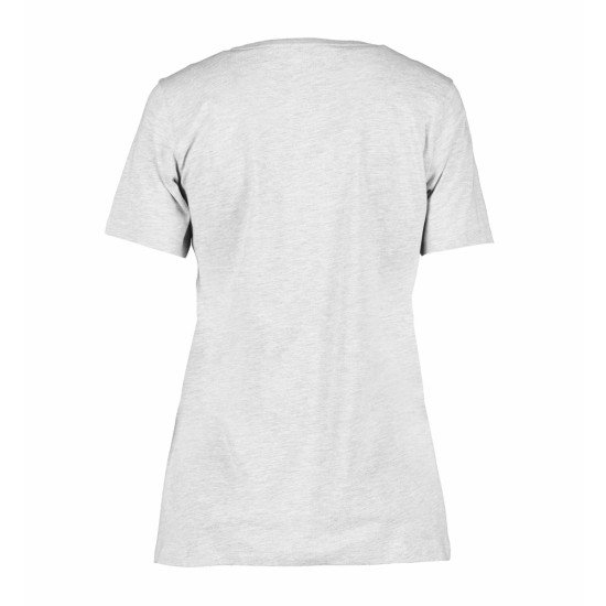 Футболка жіноча ID Organic, колір світло-сірий меланж - 0553201S