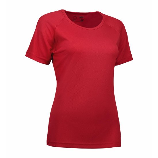 Футболка жіноча ID Game Active, колір червоний - 0571330M