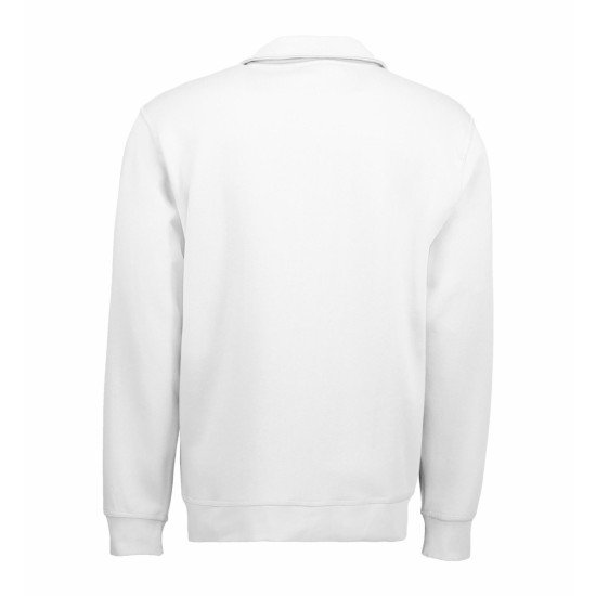 Світшот на блискавці чоловічий ID, колір білий - 0622001S