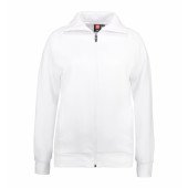 Світшот на блискавці жіночий ID, колір білий - 0624001XS