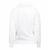 Світшот на блискавці жіночий ID, колір білий - 0624001XS