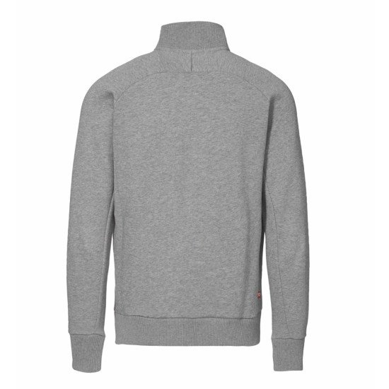 Світшот на блискавці чоловічий ID Full Zip, колір сірий меланж - 0628210S