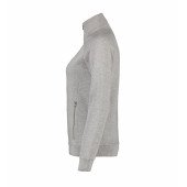 Світшот на блискавці жіночий ID Full Zip, колір сірий меланж - 0629210S