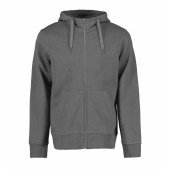 Худі на блискавці чоловіче ID Core, колір сріблясто-сірий - 0638265S