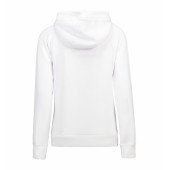 Худі на блискавці жіноче ID Core, колір білий - 0639001S
