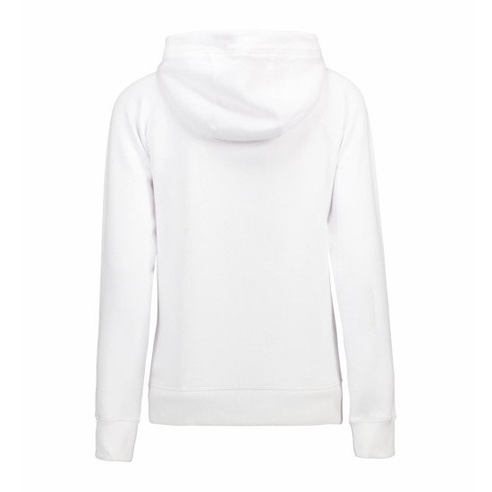 Худі на блискавці жіноче ID Core, колір білий - 0639001S