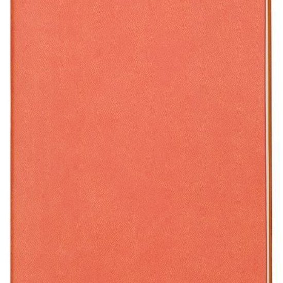Блокнот в лінію A5 Thinkme Audrey, м'яка обкладинка, колір помаранчевий - TM21222/05